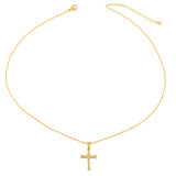Collar Cruzado En Forma De Corazón De Moda