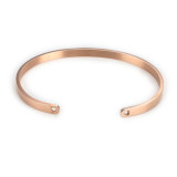 Brazalete Geométrico De Acero Inoxidable De Moda Pulseras De Acero Inoxidable