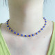 1 pieza Collar de cadena con revestimiento de cobre con ojo de moda