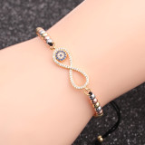 Nueva pulsera de cobre Love Evil Eye