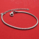 Pulseras de pulido de acero inoxidable con ondas de estilo simple, 1 pieza