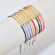 Pulseras de cobre con cuentas de semillas redondas bohemias