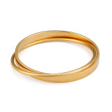 Adorno Pulsera de doble anillo Pulsera con hebilla de anillo de AliExpress Entrega opcional en cinco colores
