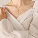 P623-Gold Necklace-40 + 5cm #2