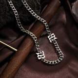 Collar de cobre con letras de viaje estilo simple retro a granel