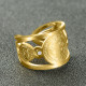 Anillos abiertos de acero inoxidable humanos de estilo étnico