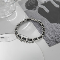 1 pieza 2 piezas diseño original de acero titanio pulseras unisex collar conjunto de joyas