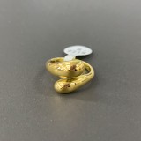 Anillos chapados en oro de 18 quilates con revestimiento de acero inoxidable geométrico de estilo simple de IG