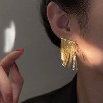 Pendientes de Borla de Cobre con Borla de Moda