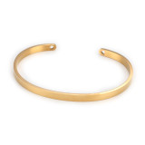Brazalete Geométrico De Acero Inoxidable De Moda Pulseras De Acero Inoxidable