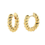Pendientes de cobre simples retro