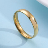 Anillos redondos de revestimiento de acero de titanio de estilo simple