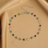 Collar de cobre con cuentas de mariposa, ojo del diablo, moda, 1 pieza