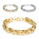 Pulseras De Acero De Titanio Redondas De Moda 1 Pieza