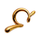 1 pieza Ear Cuffs de cobre con revestimiento irregular novedoso