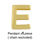 Collar con colgante de 26 letras inglesas brillantes