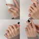 Anillos abiertos de cobre con rombo y cara sonriente de Streetwear