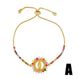 Pulsera Yiwu, joyería multicolor, pulsera de diamantes Mary, venta al por mayor