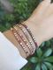 Nuevo Color Zircon Simple colorido cobre ajustable fila única garra incrustada pulsera