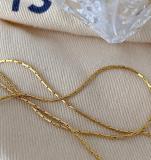 Venta al por mayor collar cadena minimalista collar superfino moda apilada oro titanio acero