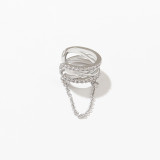 Clips de oreja de circonio de perlas artificiales chapado en cobre animal de estilo simple 1 pieza