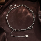 Collar pendiente del Zircon de la perla de agua dulce de las perlas artificiales del cobre humano del estilo simple a granel