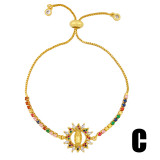 Pulsera Yiwu, joyería multicolor, pulsera de diamantes Mary, venta al por mayor