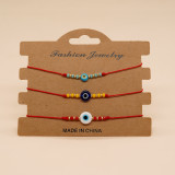 Pulseras de cuentas de cobre con ojo de viaje de estilo simple