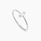 Anillos De Circón Con Incrustaciones De Cobre Geométricos De Moda 1 Pieza