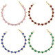 Estilo simple Forma de Corazón Chapado en cobre Pulseras de circón 1 pieza