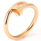 Anillo hipoalergénico simple de acero de titanio