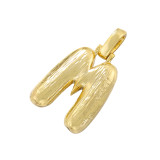 Encantos plateados oro 18K del cobre 18K de la letra del estilo simple del estilo moderno casual a granel