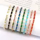 Pulseras De Zircón Chapadas En Oro De Cobre Geométrico De Moda 1 Pieza