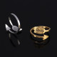 Anillo abierto de acero inoxidable con flecha de estilo simple al por mayor