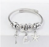 Brazalete chapado en acero inoxidable Sweet Star