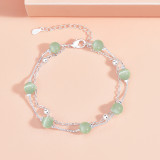 Estilo Simple Geométrico Forma de Corazón Chapado en Cobre Pulseras 1 Pieza