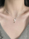 Collar con colgante de estrella de estilo coreano básico, chapado en cobre, estilo IG