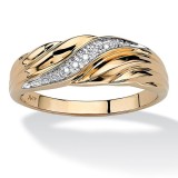 Estilo simple Estilo clásico Color sólido Anillos de gemas con incrustaciones de cobre