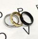 Anillos Geométricos De Acero Inoxidable De Estilo Simple al por mayor