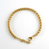 Pulseras Hip-Hop Geométricas de Acero Inoxidable 1 Pieza