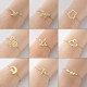 Pulseras con revestimiento de acero inoxidable con animales de moda