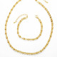 Collar Hip-Hop Geométrico Chapado en Cobre 1 Pieza