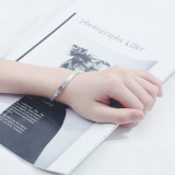Brazalete de cobre geométrico de estilo simple 1 pieza