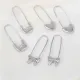 1 par de pendientes de cobre de color sólido estilo coreano estilo simple casual