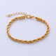 Pulseras Twist de Acero Inoxidable Hip-Hop Pulseras Twist de Acero Inoxidable