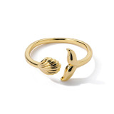 Nuevo Anillo Ajustable Cola de Ballena