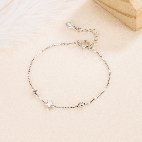 Estilo Simple Estrella Chapado en Cobre Pulseras 1 Pieza