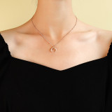 Collar De Luna Corto De Moda Simple