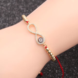 Nueva pulsera de cobre Love Evil Eye