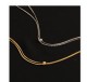 Collar De Chapado En Latón Geométrico De Moda